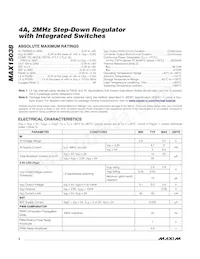 MAX15038ETG+T Datasheet Page 2