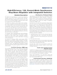 MAX15112EWG+T Datasheet Page 12