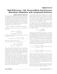 MAX15112EWG+T Datasheet Page 15