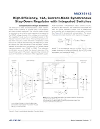 MAX15112EWG+T Datasheet Page 17