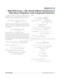 MAX15112EWG+T Datasheet Page 18