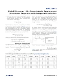 MAX15112EWG+T Datasheet Page 20