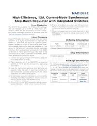 MAX15112EWG+T Datasheet Page 21