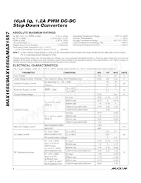 MAX1556ETB/V+T Datasheet Page 2