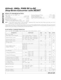 MAX1572ETC180+T Datasheet Pagina 2