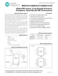 MAX1675EUA-T Datasheet Cover