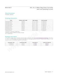 MAX16977RATE+ Datasheet Page 17