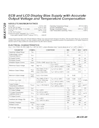 MAX1729EUB Datasheet Page 2