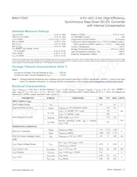 MAX17543ATP+T Datasheet Page 2