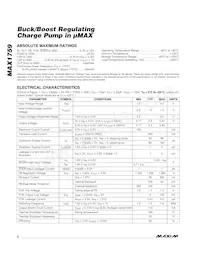 MAX1759EUB Datasheet Page 2