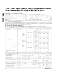 MAX1843ETI+ Datasheet Page 2