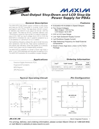 MAX1878ETC+T Datenblatt Cover