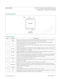 MAX20059ATCA/VY+ 데이터 시트 페이지 9