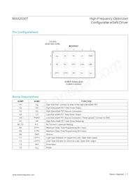 MAX20307EWL+T Datasheet Page 7
