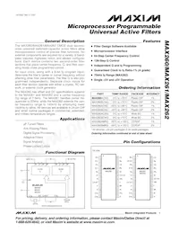 MAX261BCWG+T Datasheet Cover