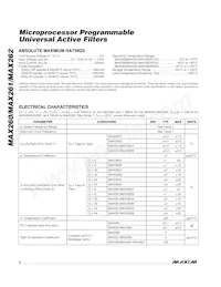 MAX261BCWG+T Datasheet Page 2