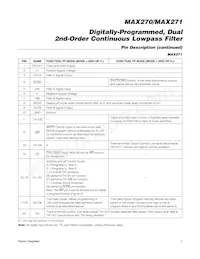 MAX270CWP+T Datasheet Page 7