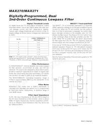 MAX270CWP+T Datasheet Page 12