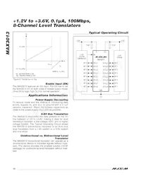MAX3013EBP+T Datasheet Page 12