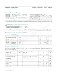 MAX34409ETE+T Datasheet Page 2