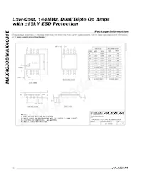 MAX4031EESD+T Datasheet Page 10