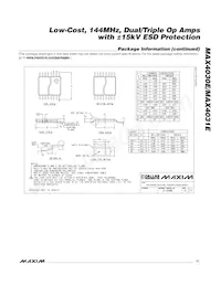 MAX4031EESD+T Datasheet Page 11
