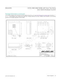 MAX4090EXT+ Datasheet Pagina 14