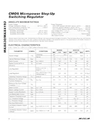 MAX4193ESA+T Datasheet Pagina 2