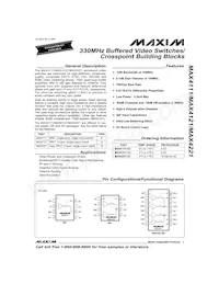 MAX4221CSE+T Datenblatt Cover