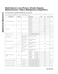 MAX4312GEE+TB5C Datasheet Page 4