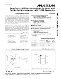 MAX4386EESD+T Datenblatt Cover