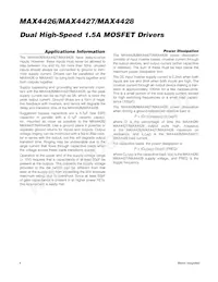 MAX4426C/D Datenblatt Seite 4