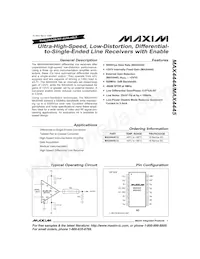 MAX4444ESE/GG8 Datenblatt Cover