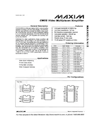 MAX452ESA+T Datenblatt Cover
