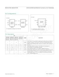 MAX4791EUK+ Datasheet Page 7