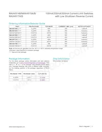 MAX4915AEUK/V+T Datasheet Page 11