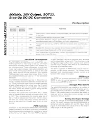 MAX5028EUT+ Datasheet Page 8