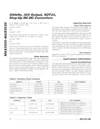 MAX5028EUT+ Datasheet Page 10