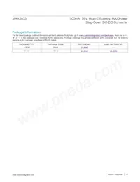 MAX5033BASA+CAU Datasheet Page 16