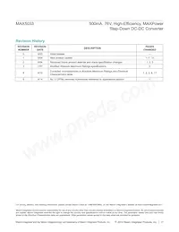 MAX5033BASA+CAU Datasheet Page 17