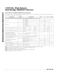 MAX5063DASA+T Datasheet Page 4