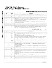MAX5063DASA+T Datasheet Page 8