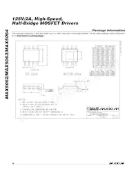MAX5063DASA+T Datasheet Page 18