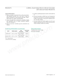 MAX5073ETI+T Datasheet Page 23