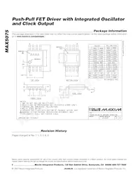 MAX5075CAUA-T Datasheet Page 8