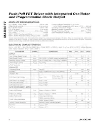 MAX5077AUD-T Datasheet Page 2