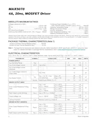 MAX5078AATT+ Datenblatt Seite 2