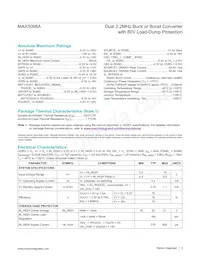 MAX5098AATJ+T Datasheet Page 2
