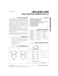 MAX620CWN+T數據表 封面