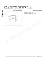 MAX629ESA-T Datasheet Page 10